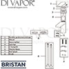 Bristan Soho Basin Mixer without Waste Tap Spares